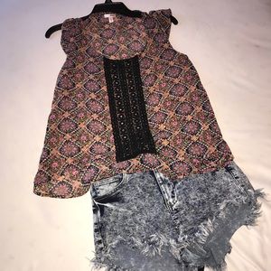 Cue blouse